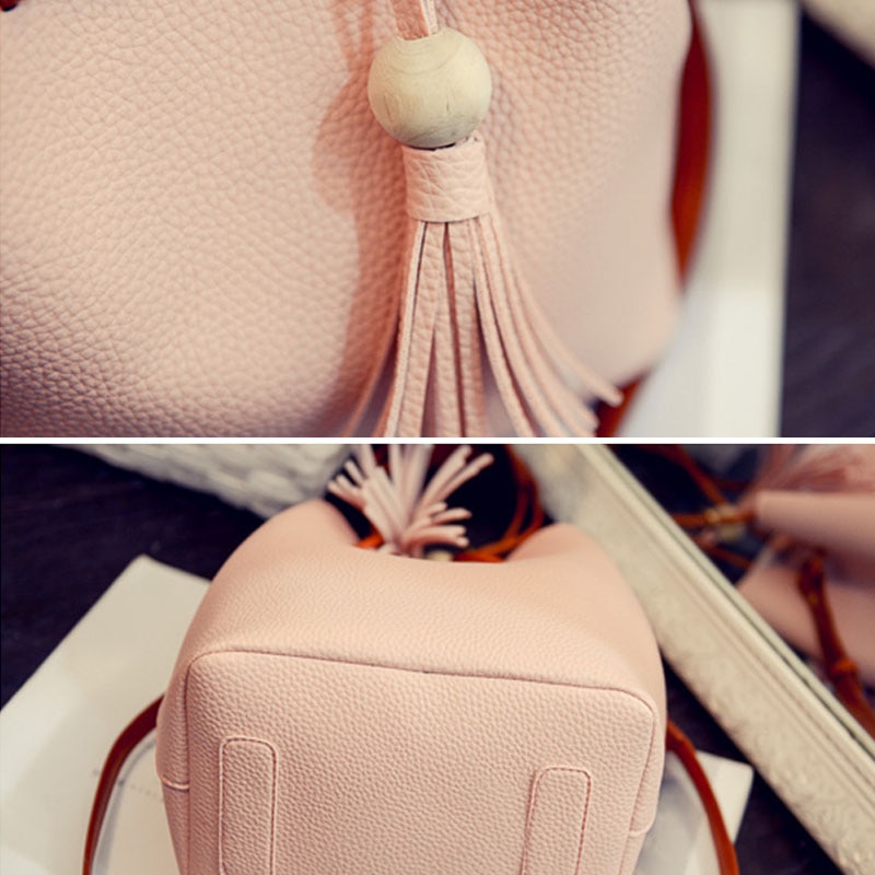 Frauen Schulter Tasche mit Handtasche Set Tote Messenger Satchel Umhängetasche Taschen SER88