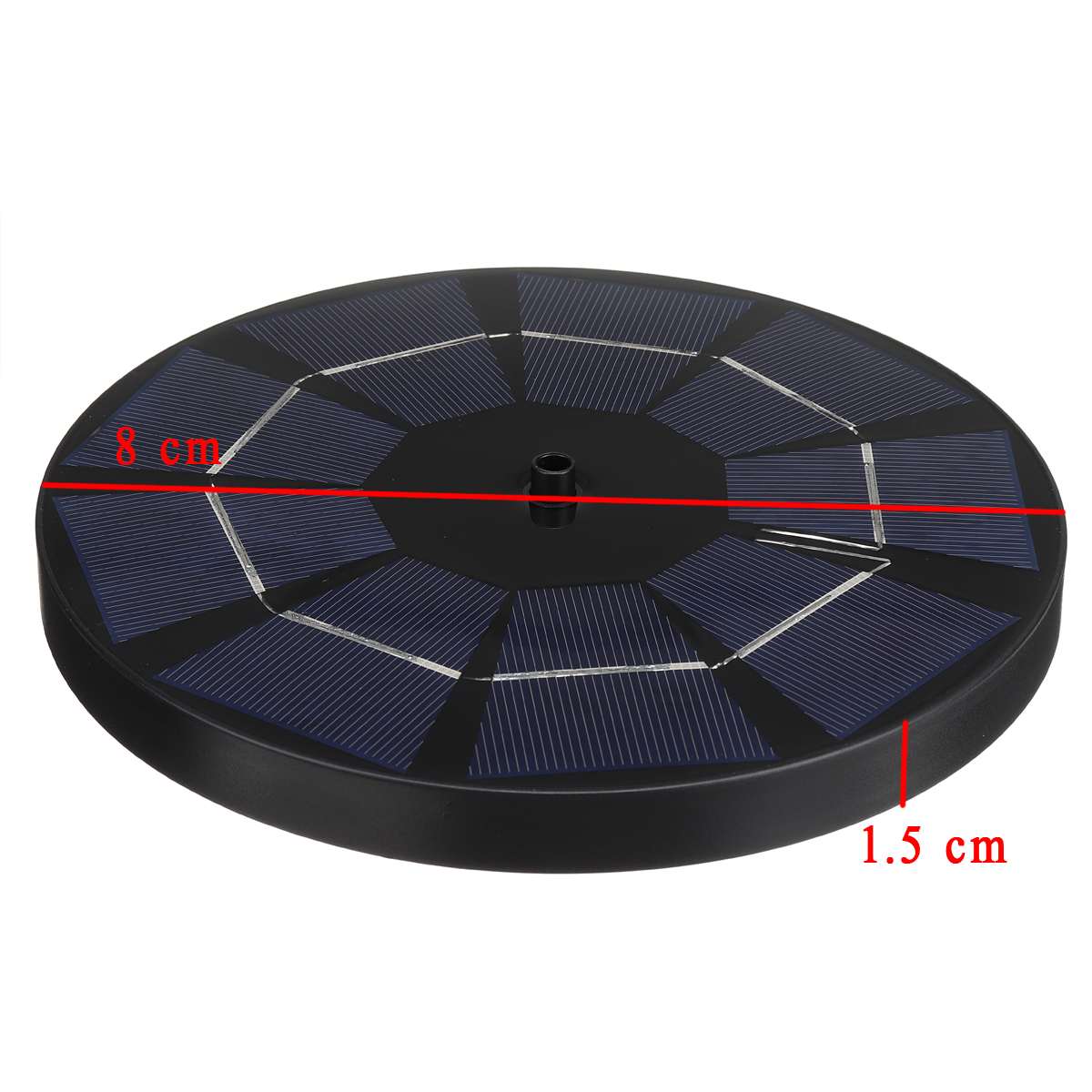 1200 mah batteri solfontene flytende hage vannfontene bassengdammen dekorasjon soldrevet 4.5v 3w fontene vannpumpe