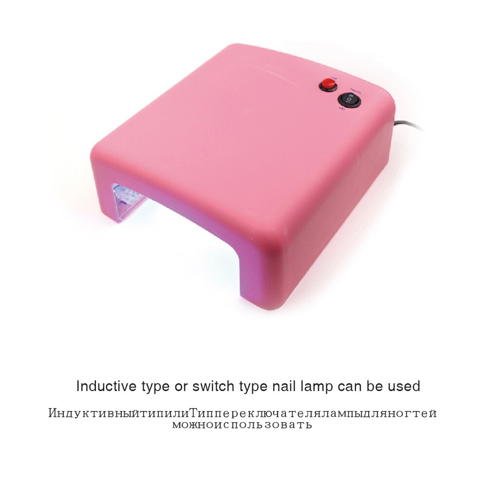Lámpara UV BR 4 piezas 9 W LED reemplazados para lámpara de uñas 9 W tubo de lámpara 365 + 405nm LED bombilla de fuente de luz doble para máquina de manicura