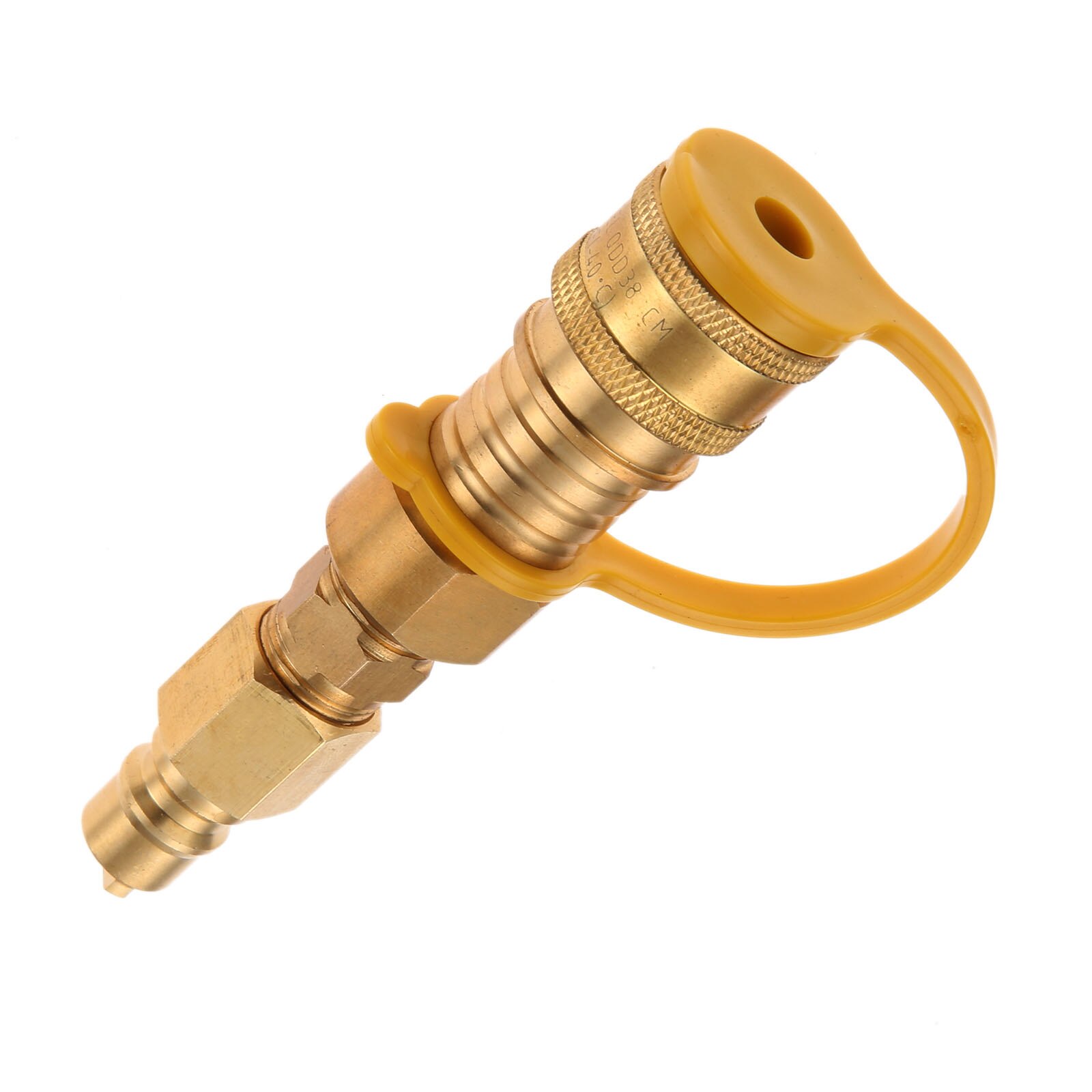 1pc 3/8 Inch Natural Gas Quick Connector Brass 1LP Propane Adapter Fittings Hose Pipe Thread Disconnect Tank Grill Accessories