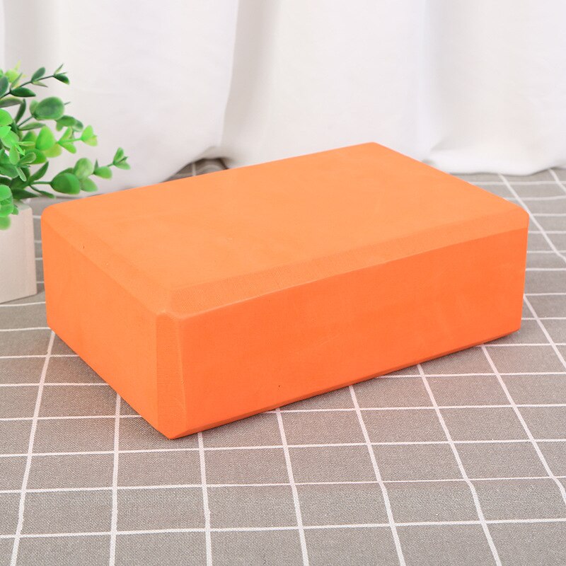 EVA Yoga Block Accessories Exercise For Home Gym Cushion Muscle Brick Cubes Kit Classes Bolster Pillow Training Workout Bolster: Gold