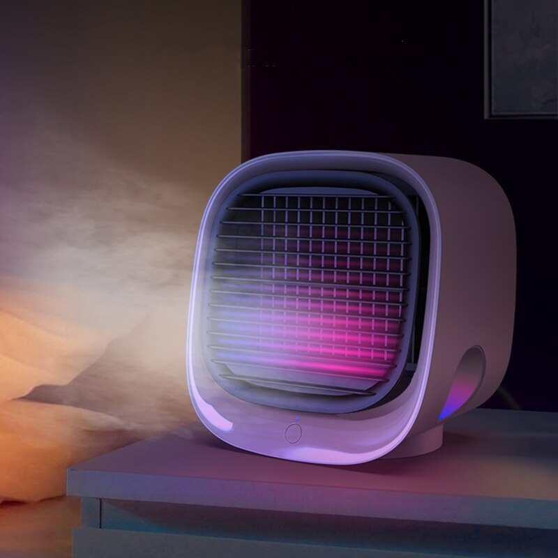 3 Speeds Desktop Air Conditioner Air Cooler Humidifier Purifier Portable For Home Room Office Quiet Cooling Fan Air Condition