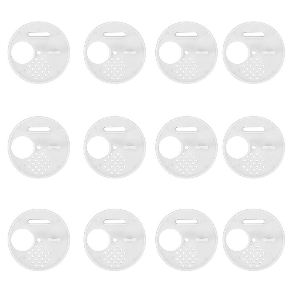 12 Stuks Bijenkorf Nest Deur Vents Bee Gereedschappen Ronde Bijenkorf Doos Entree Gate Plastic Bijenteelt Apparatuur