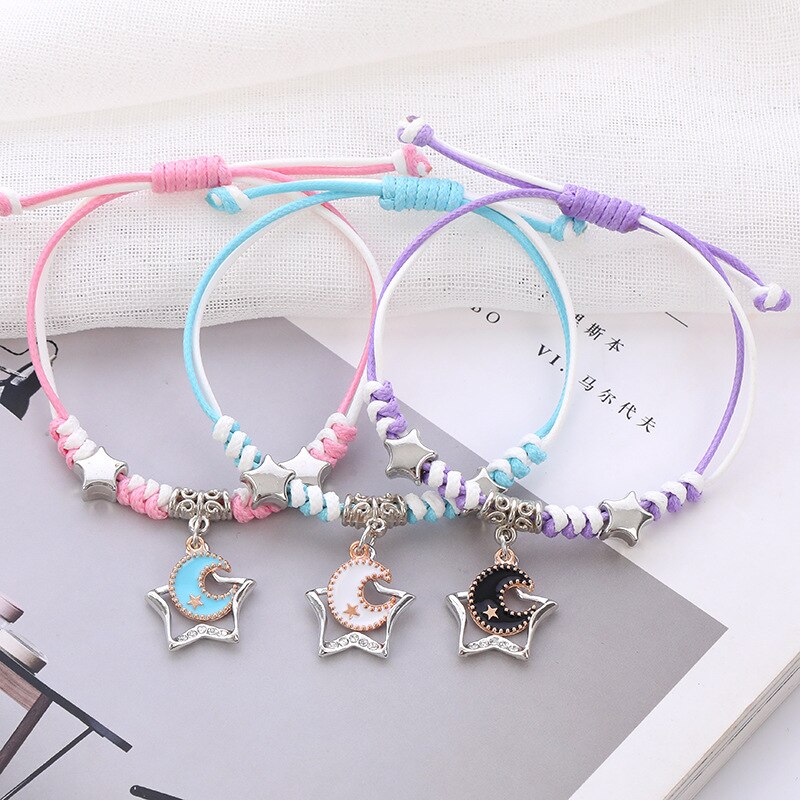 3Pcs Vriendinnen Armband Drie Stuk Armband Vrouwelijke Leuke Zus Vriendschap Armband Koreaanse Versie Eenvoudige Drie Stuk Armband