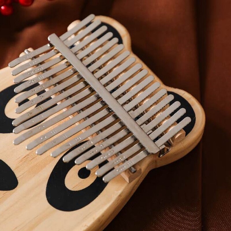 Kalimba 17 Toetsen Draagbare Duim Piano Vinger Piano Klop Piano Muziekinstrument Met Tuning Hamer & Piano Zak