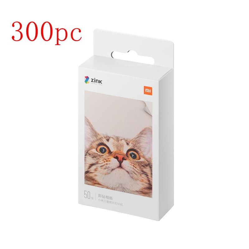 Originele Xiaomi Zink Pocket Printer Papier Zelfklevend Photo Print 10//50/100 Vellen Xiaomi 3-Inch Mini pocket Photo Printer