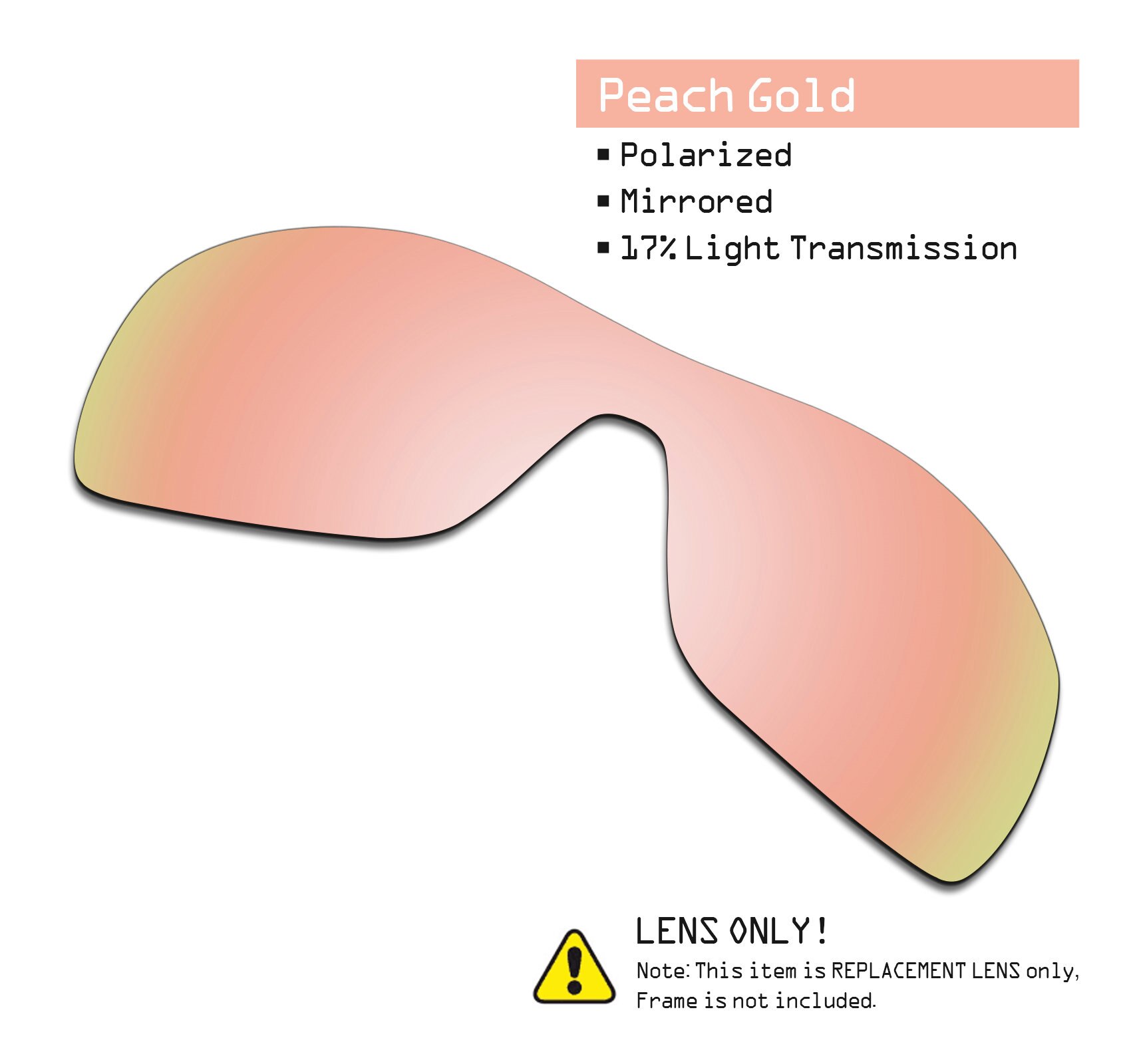 SmartVLT Gepolariseerde Vervanging Lenzen voor Oakley Antix Zonnebril-Meerdere Opties: Peach Gold
