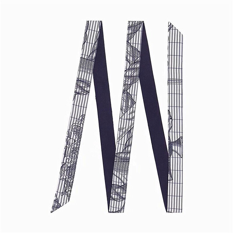 Nouvelle multifonctionnel foulard en soie 200 cm Skinny écharpe femmes sac rubans femme ceinture foulards et enveloppes pour dames: 1