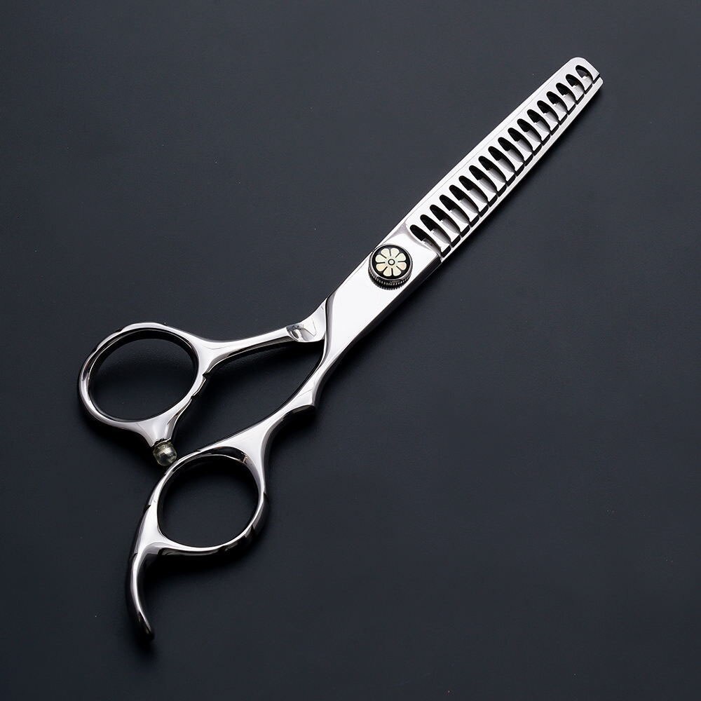 6“ Japan 440C stainless steel 11/14/18/30 tooth haircut thinning scissor thinning rate 70% High-grade fish bone scissors: 18 tooth