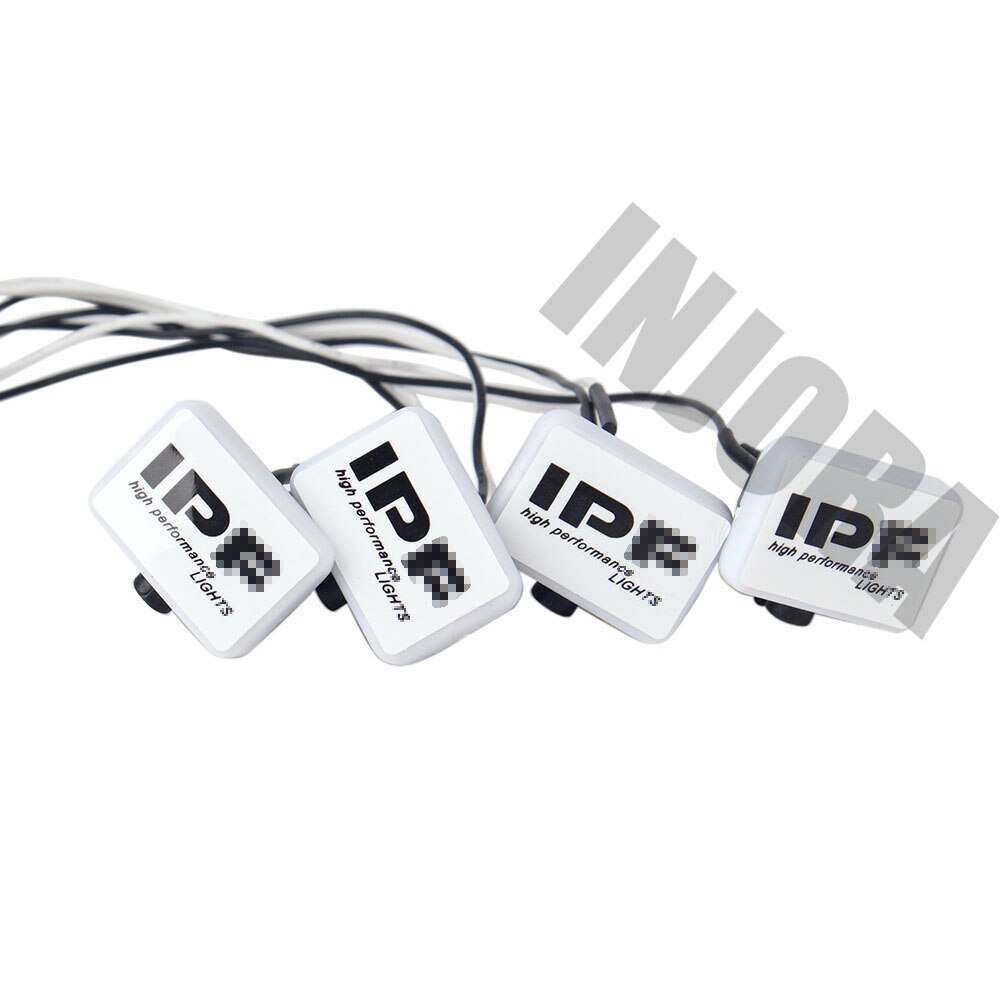INJORA RC Auto 2/4 Platz LED Licht Abdeckung für 1:10 RC Raupe axial SCX10 90046 Traxxas TRX4 Tamiya CC01 D90 TF2 MST HPI