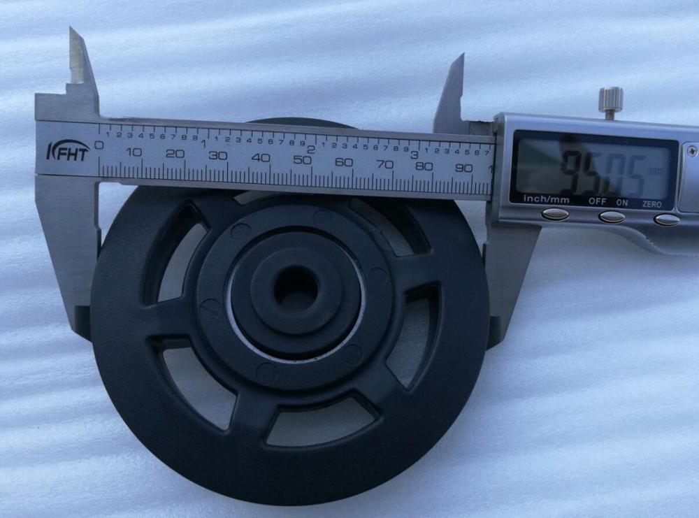 Cable pulley,3.5" Diameter with 3/8" hole Cable puley,4.5" Diametere Double Crutch for Pulleys Repair parts: Blue