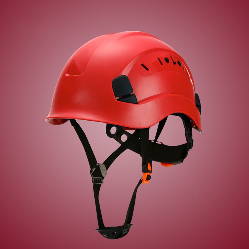 Casco de seguridad con suspensión de 6 puntos, casco protector para montar, escalar y construir, ajustable, ABS