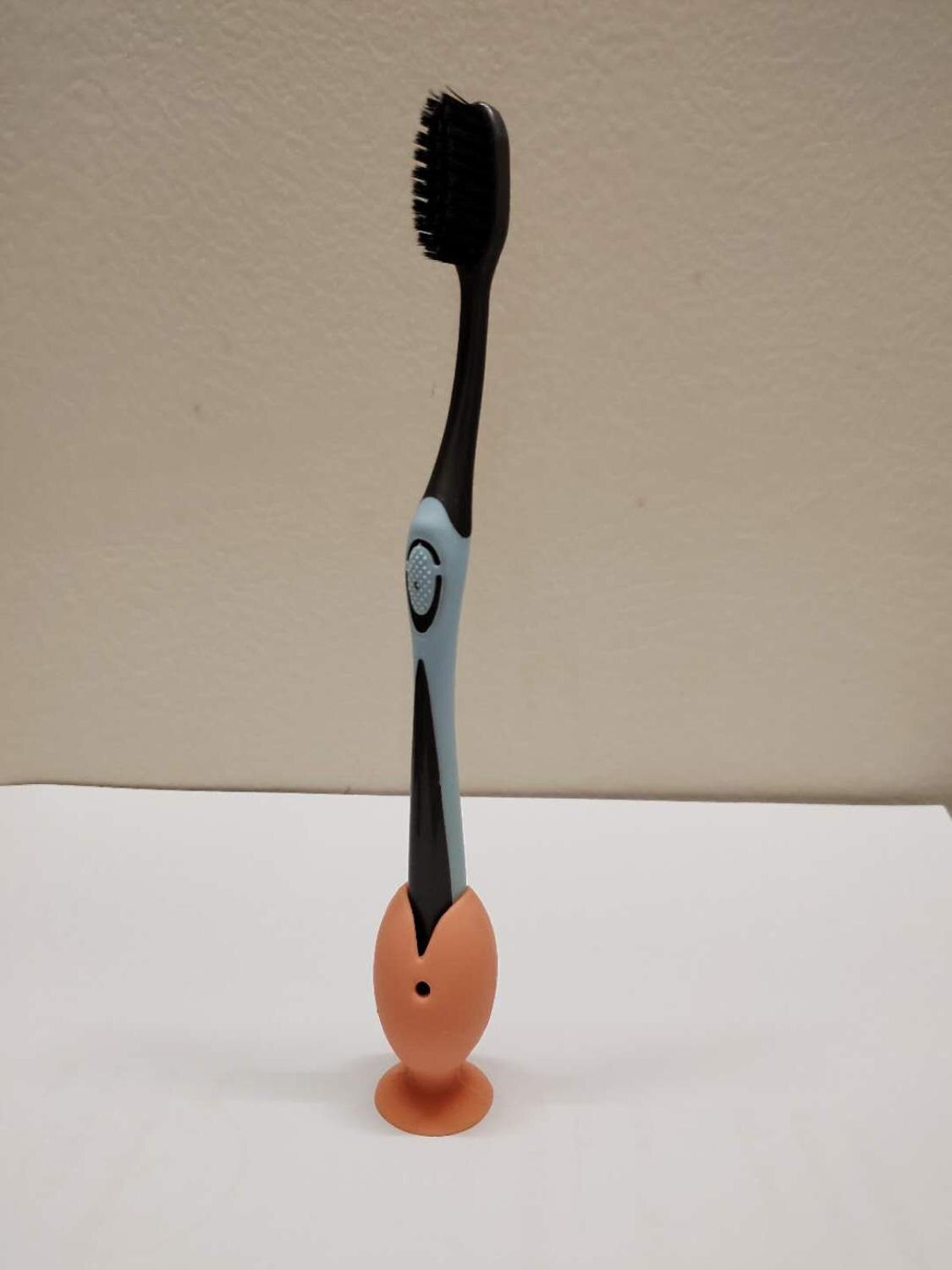 Cute Cartoon Fish Silicone Toothbrush Holder,45mm Mini Toothbrush Base Bathroom Toothbrush Storage Tool Toothbrush Bracket: Coral Orange