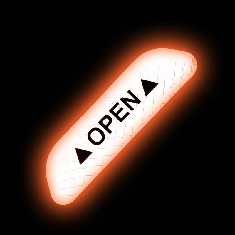 Reflectante Reflector Sticker Auto Exterieur Accessoires Zelfklevende Reflecterende Tape Reflex Exterieur Waarschuwing Strip Beschermen Auto Body