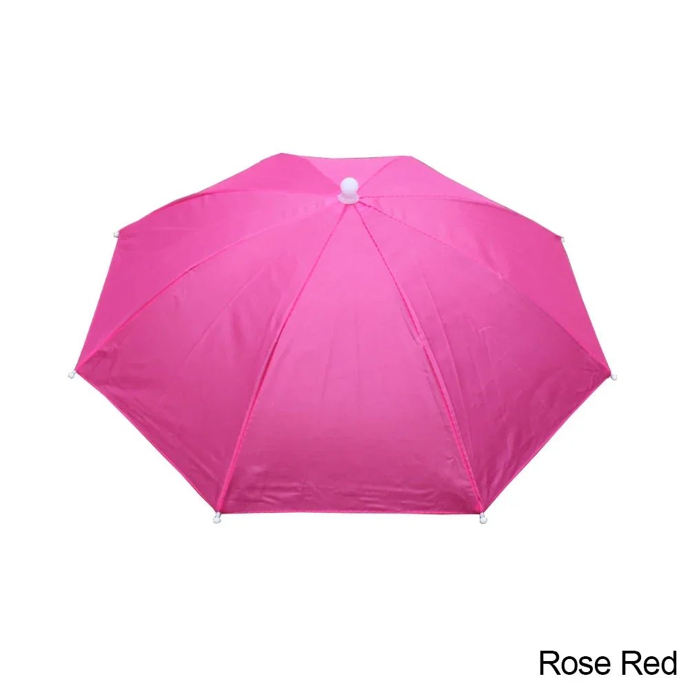 Tragbare Regen Regenschirm Hütte Faltbare Angeln Kopfbedeckung Kappe Ich bin Freien Sonnenschutz Wasserdichte Camping Strand Kopf Hüte