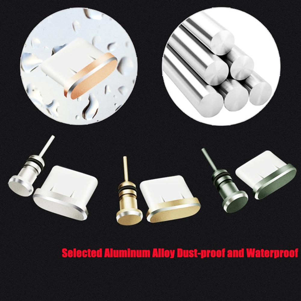 Conector Micro USB tipo C para auriculares, puerto de carga, portátil, antipolvo, eliminación de tarjetas, Pin para Samsung, iPhone, Huawei, iPhone, 1 ud.