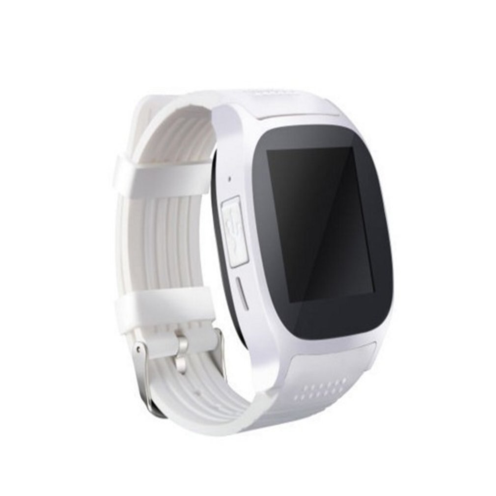 T8 Bluetooth Smart Card Phone Watch Sports Step Smart Wear Watch: White