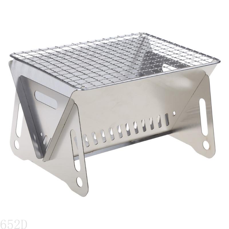 Ap29 kullgrill grill grill grill rustfritt stål sammenleggbar grill campinggrill grill komfyr for matlaging reise