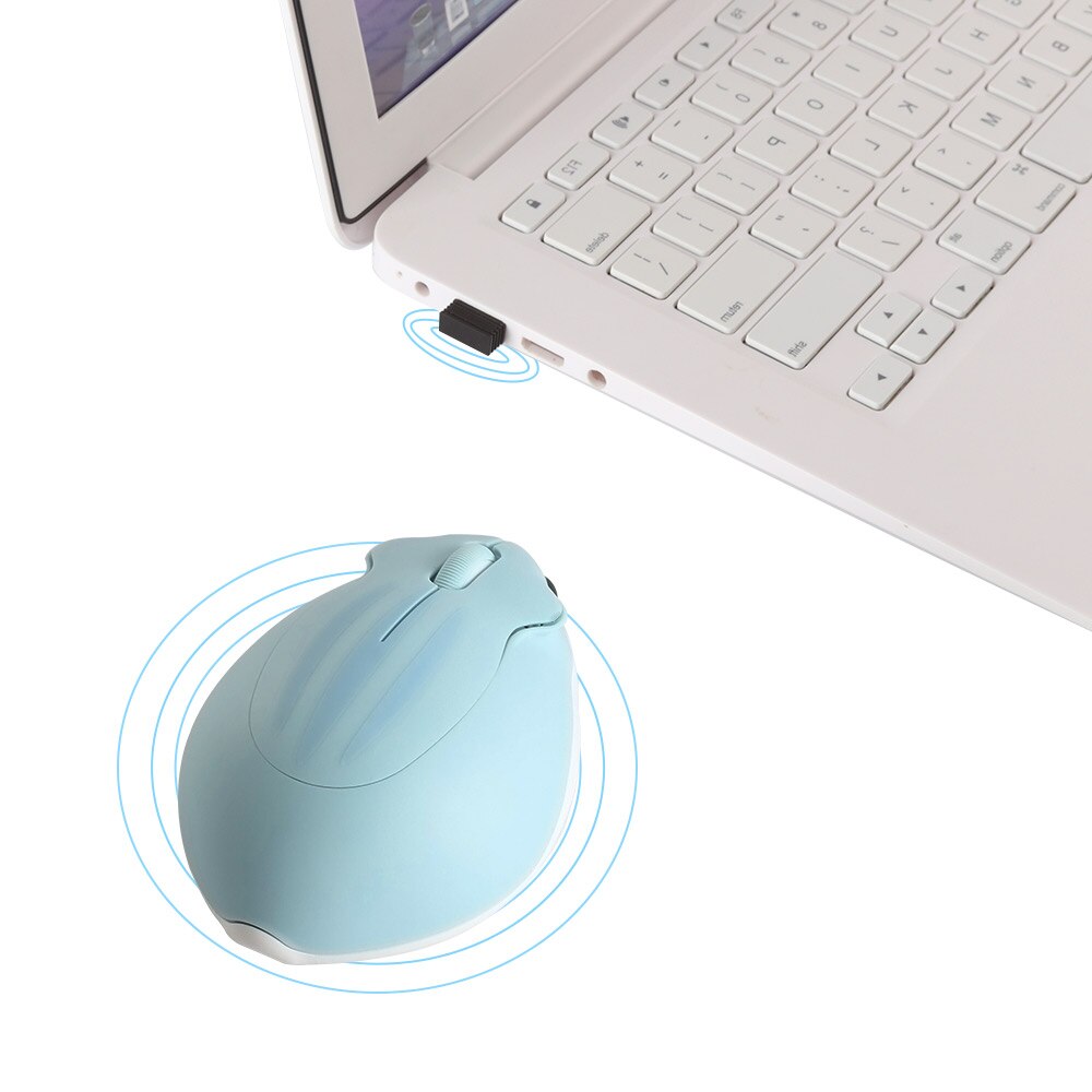 CHYI Cute Cartoon Wireless Mouse Usb Optical Computer Mouse Portable Mini Laptop Mause Hamster Mice