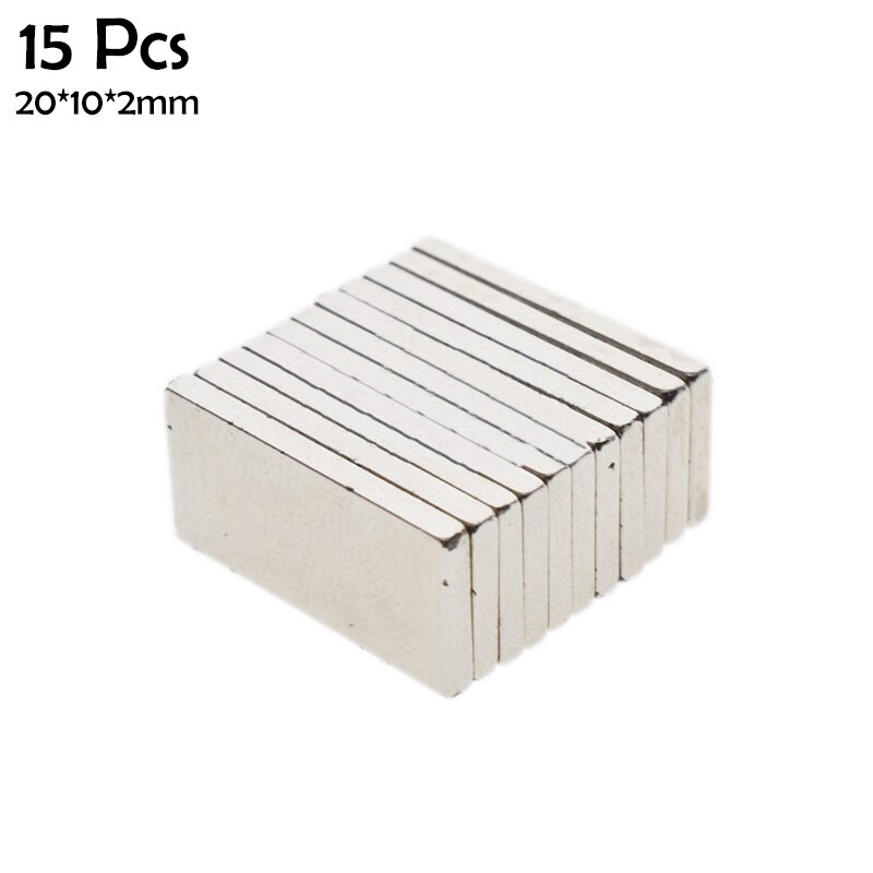 5/10/15/20/50 pces 20x10x 2/3mm ímã de neodímio 20mm x 10mmx2 n35 ndfeb bloco super poderoso imanes magnéticos permanentes fortes: C