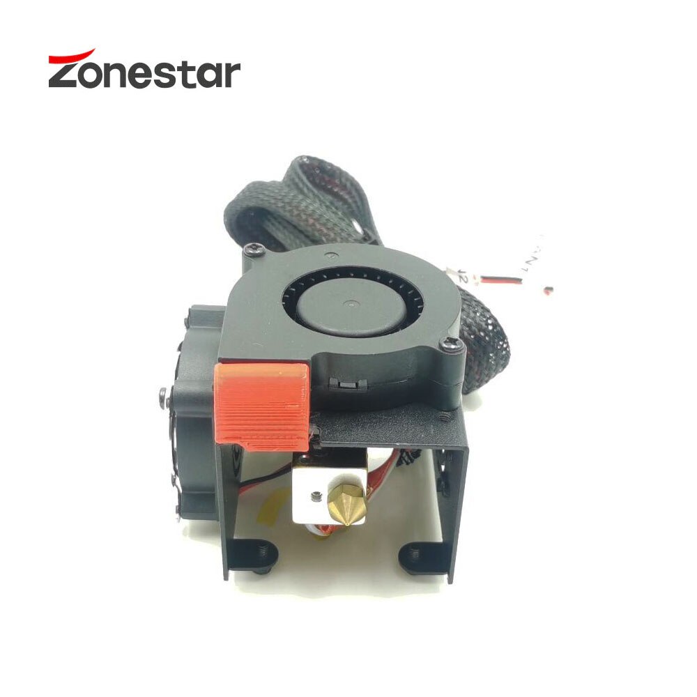 Zonestar atualização única cabeça de cor impressora 3d 24v 1-em-1-para fora hotend cabeçalho de impressão