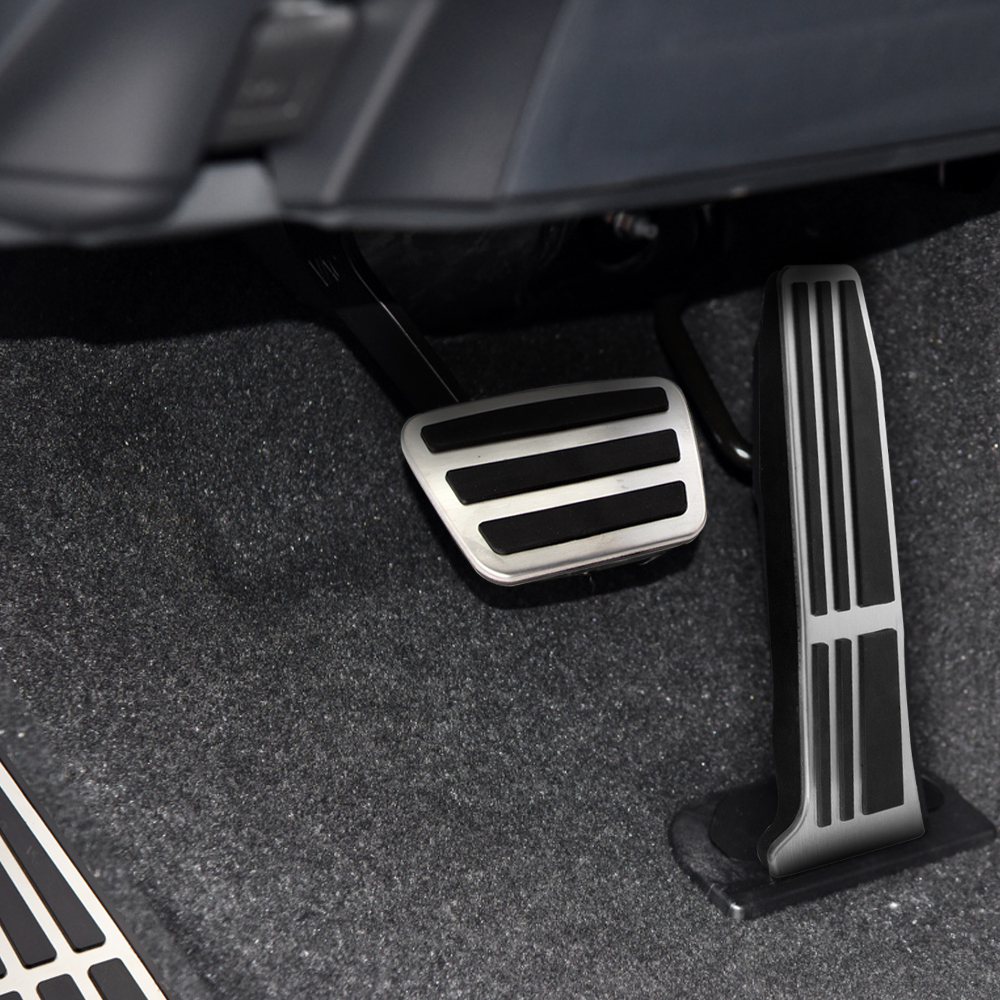 Lilmanta for Lexus LS LS460 LS600HL LS350 LS500 Stainless Steel Car Pedals Protector Accessories
