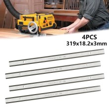 Lame de raboteuse en HSS 319x18.2x3mm, 4 pièces, pour rabotteuse en bois, pour Ryobi ETP1531AK JET JWP-12 GMC ma231 CT-340 COBRA