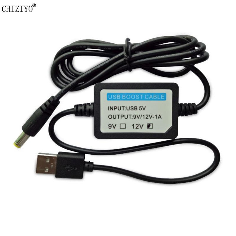 Usb Power Boost Kabel 5V Naar 9V/12V 1A Step Up Module Booster Power Converter Adapter 2.1X5.5Mm Plug Voor Router Fans Luidsprekers