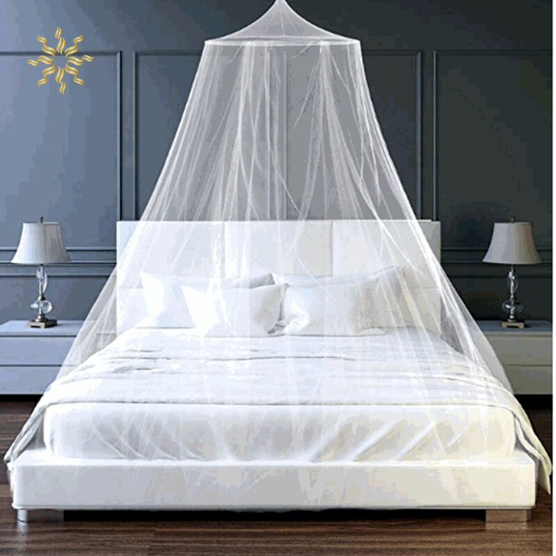 1pc Hanging Canopy Netting Universal White Dome Mosquito Net for All Size Bed Quick Easy Installation Large Mosquito Mesh Net