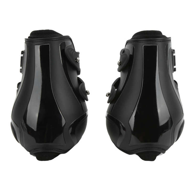 Juego de botas de tendón para caballos, bota de caballo, carcasa dura para caballos