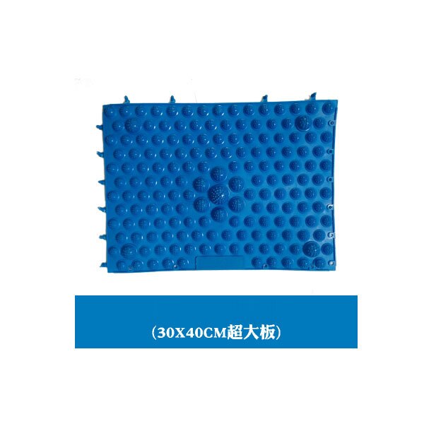 Acupressure Massager Mat Durable Reflexology Back Body Foot Massage Pad Toe Relieve Pain Pressure Blood Circulation Plate Mat: Blue