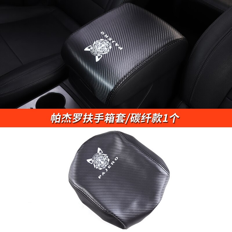 Car Anti-dirty Pad armrest box cover protection Pajero set interior modification For Mitsubishi Pajero v73 v87 v93 v95 v98 v97: Orange