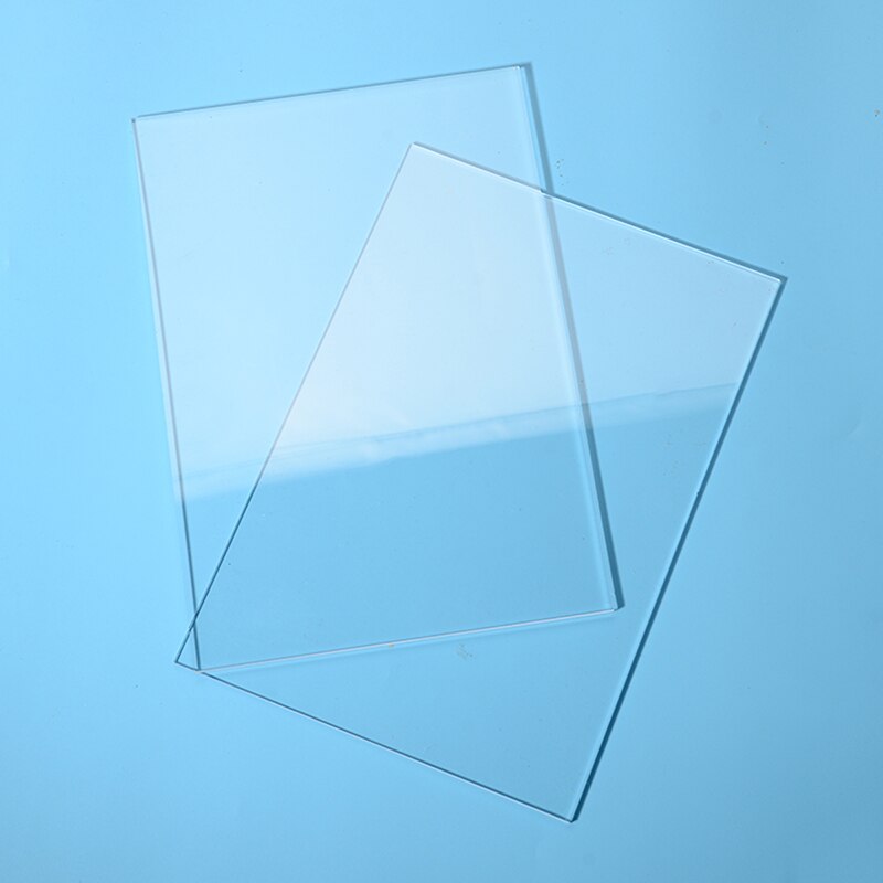 2pcs Generic Acrylic Transparent Cutting Plates Replacement Pad About 155mm*225mm*3mm For Embossing Machine Board Mat Plate