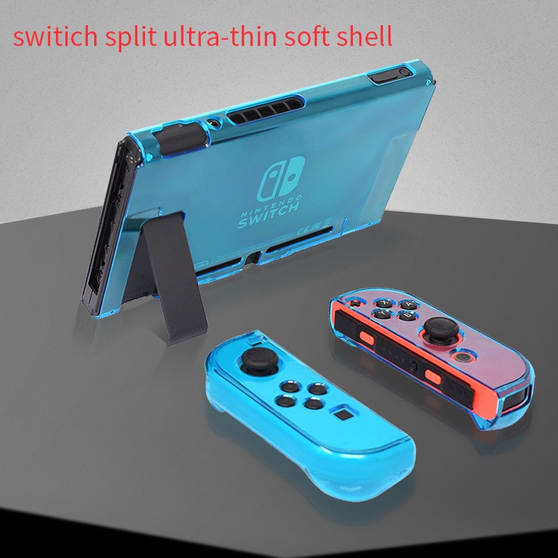 Detachable Crystal PC Transparent Case For Nintendo Nintend Switch NS NX Cases Hard Clear Back Cover Shell Coque Ultra Thin Bag