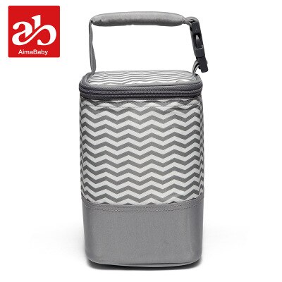 Baby Tragbare Fütterung Milch Flasche Wärmer Thermische Flasche Isolierung Tote Hängen Tasche für Baby Flaschen Thermos: Grün