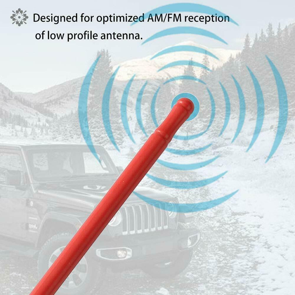 Voor jeep wrangler jk jl antenne 2007 6.7 inch 1 st abs