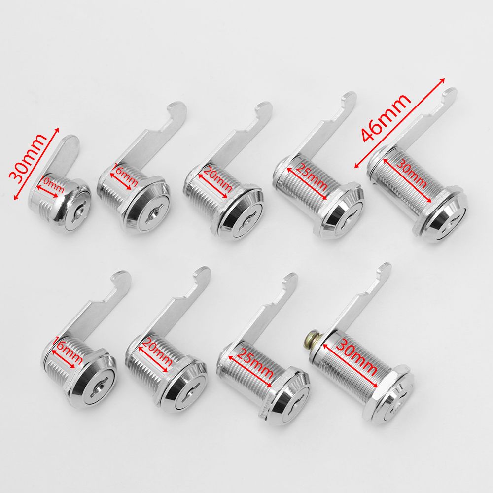 Durable Safe Furniture Hardware Mailbox Home Indoor Security Locksmith Tool Drawer Cam Lock Door Lock Cylinder Cupboard Padlock