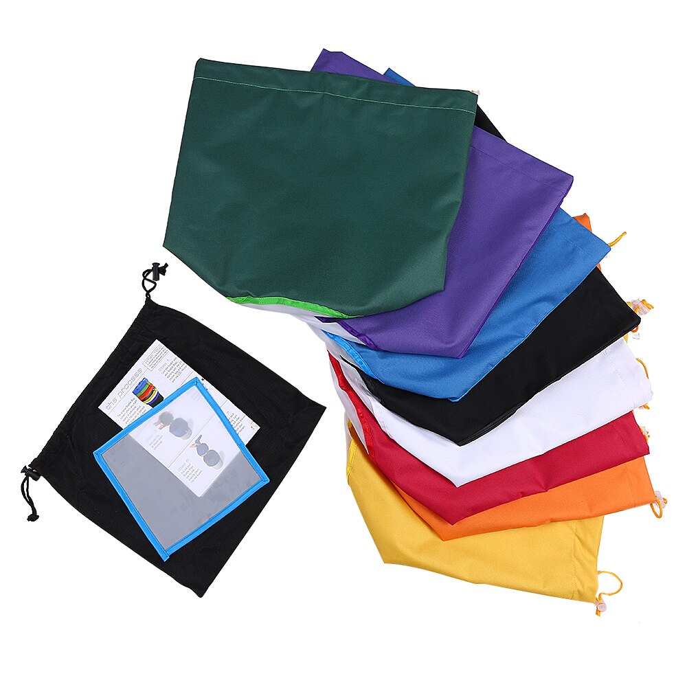 8pcs 5 Gallon Filter Bag Bubble Bag Extraction Planting Growing Bags Garden Grow Bag Hash Herbal Bags Ice Essence Extractor Kit