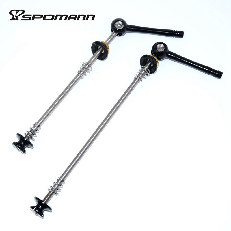 Ultralight Bicycle Quick Release Rod Titanium Alloy Quick Release Pole Mountain Wheel Group Quick Release Rod Riding Accessories: Black