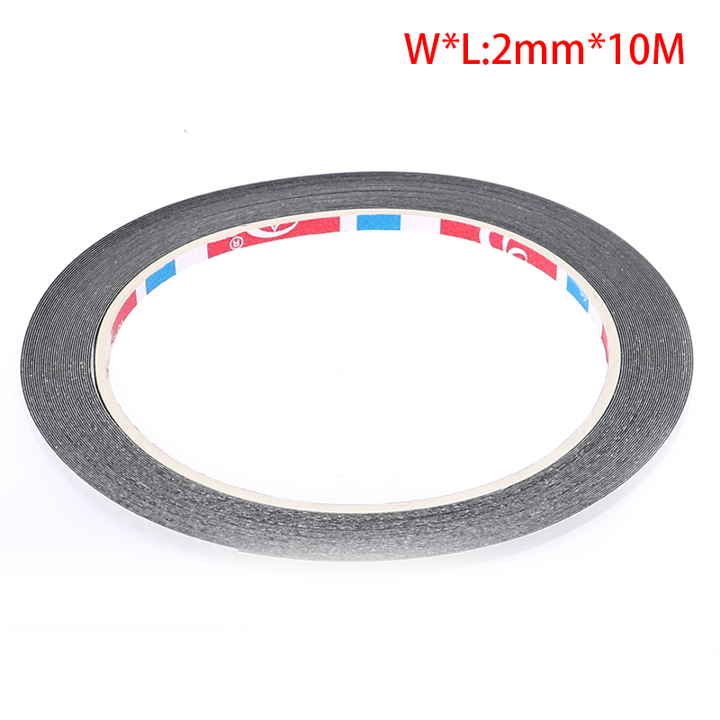 Brand 1 Pc 10M Sticker Double Side Adhesive Tape Fix For Cellphone Touch Screen LCD Mobile Phone Repair Tape: ROSE RED