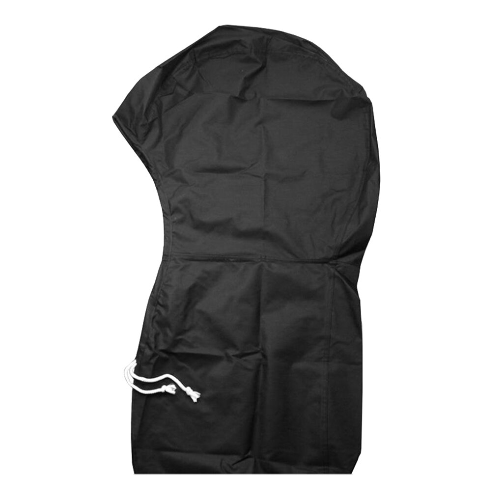 600D Oxford Cloth Outboard Motor Cover Waterproof Boat Motor Covers Black 175-225HP: C