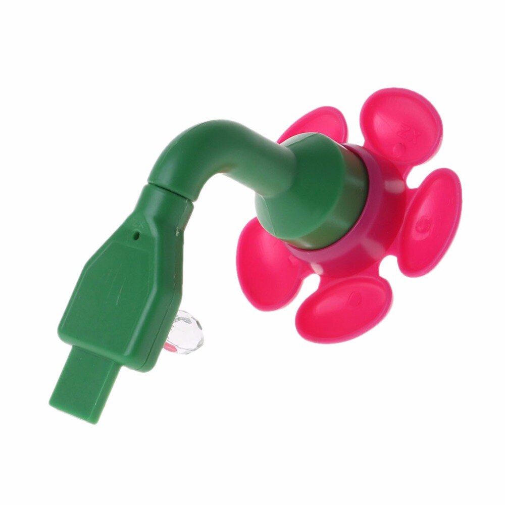 Free_on Portable Essential Oil Diffuser Flower Shape USB Port Air Freshener Office Home Decor Aromatherapy