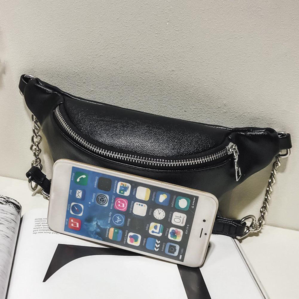 frauen Taille Tasche fanny Pack PU Verstellbaren Gürtel taschen Geldbörse Kleine Geldbörse praktisch Schlüssel Beutel Solide Lässig Licht gewicht