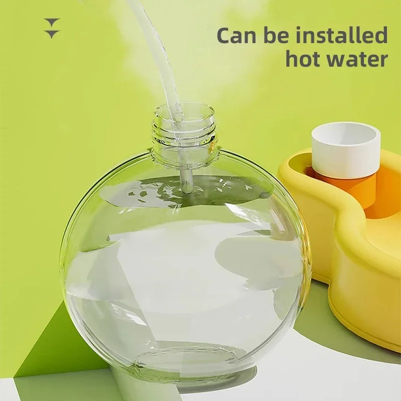Distributeur d'eau portable pour animaux de compagnie, bouteille d'eau scellée pour chat, chien, chiot de voyage, possède un bol à boire, fournitures d'extérieur pour animaux de compagnie