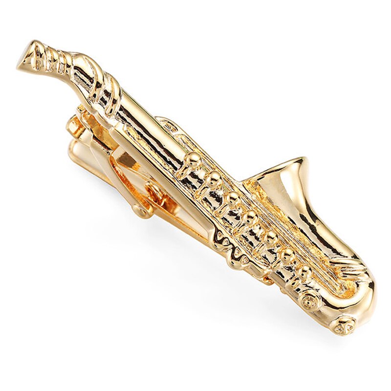 brass style airplane boat gold silvery tie clip men's business wedding tie clip: 21