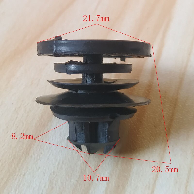 10Pcs Car Door Panel Card Trim Clips Plastics Rivets Auto Fasteners For VW Jetta Golf Passat B5 3B0868243