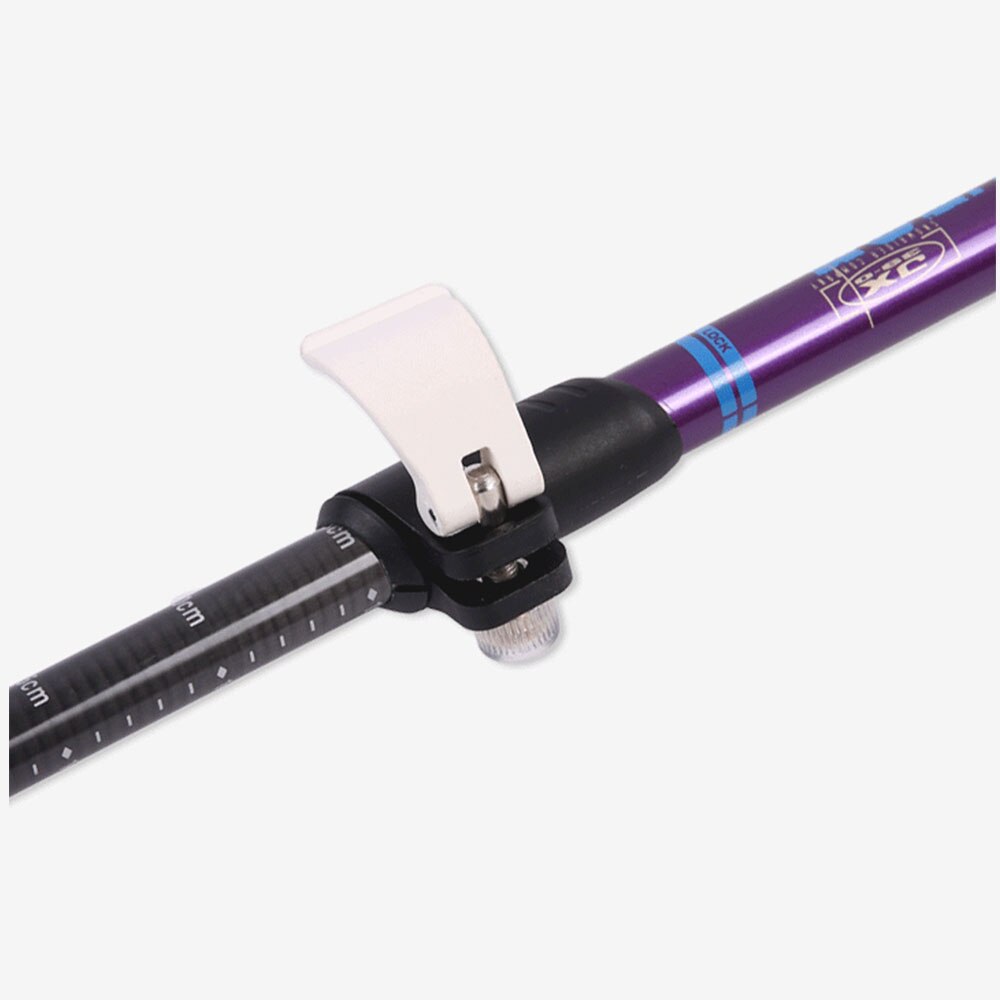 Eva cork handle Walking Sticks Telescopic Trekking Hiking Poles Ultralight Walking Canes With Rubber Tips Protectors