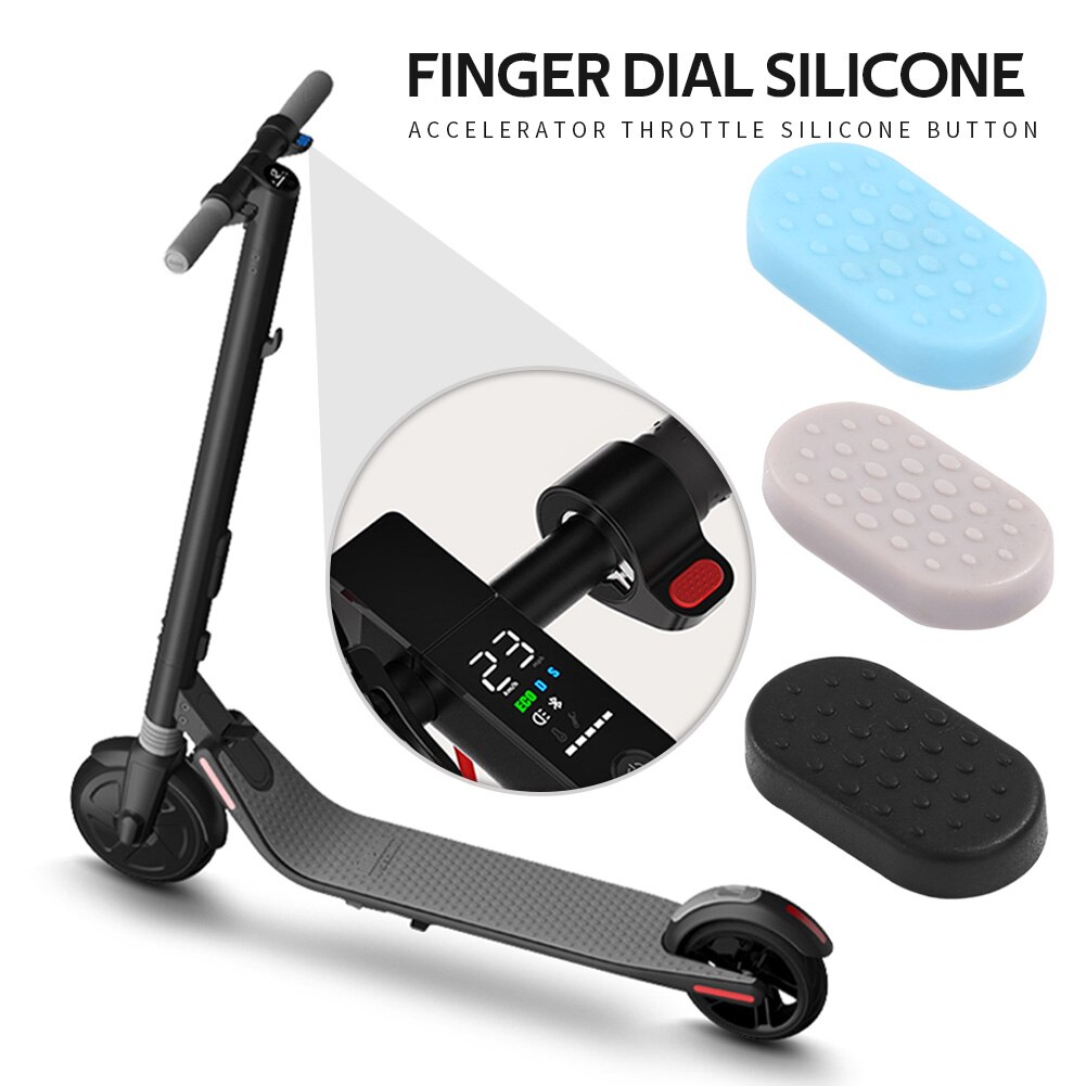 Peças de scooter elétrico acelerador silicone caso protetor elétrico elemento decoração para ninebot max g30 scooter acessórios