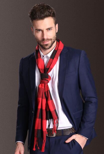 Europa Mode Sjaal Sjaals Mannen Winter Warm Tartan Sjaal Business Sjaal Plaid Katoen Wraps Bufanda Foulard Szaliki Ik Chusty: 27