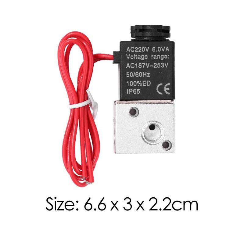 1/8BSP 3 Way Normally Solenoid Closed Fast Response Electric Switch Water Valve Control Appropriate Flow and Direction